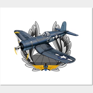 F4U Corsair Posters and Art